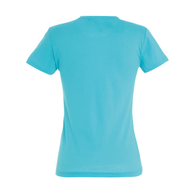 Футболка женская MISS, бирюзовый, S, 100% хлопок, 150 г/м2